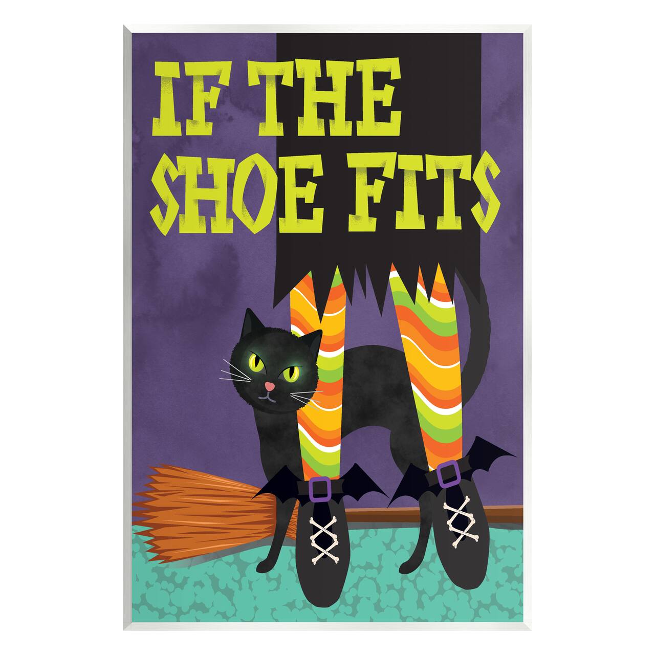 Stupell Industries If The Shoe Fits Witch Wall Plaque Art